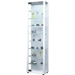 Höffner Vitrine  Edana ¦ holzfarben ¦ Maße (cm): B: 33 H: 113 T: 18.0