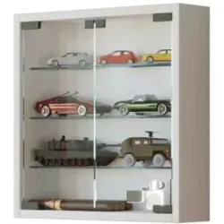 Höffner Hängevitrine  Mandosa ¦ weiß ¦ Maße (cm): B: 40 H: 40 T: 10.0