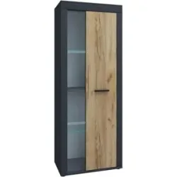 Höffner Vitrine  Usilo ¦ mehrfarbig ¦ Maße (cm): B: 60 H: 159
