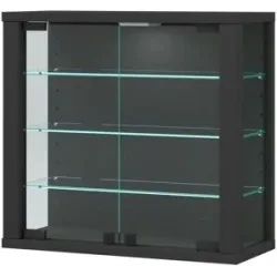 Höffner Hängevitrine  Vitrosa ¦ grau ¦ Maße (cm): B: 42,6 H: 39,9