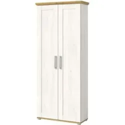 Höffner Garderobenschrank  Verona ¦ holzfarben ¦ Maße (cm): B: 80 H: 196