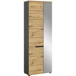 Höffner Garderobenschrank  Canu ¦ holzfarben ¦ Maße (cm): B: 65 H: 190