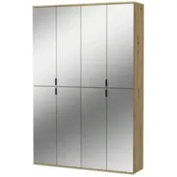 Höffner Garderobenschrank  Projekt X ¦ holzfarben ¦ Maße (cm): B: 122 H: 193 T: 34.0