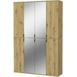 Höffner Mehrzweckschrank-Set  Projekt X ¦ holzfarben ¦ Maße (cm): B: 121 H: 193 T: 34.0
