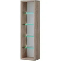 Höffner Hängeregal  Rasito ¦ holzfarben ¦ Maße (cm): B: 21 H: 76,6