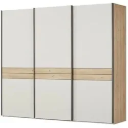 uno Schwebetürenschrank  Suna ¦ beige ¦ Maße (cm): B: 250 H: 217 T: 67.0