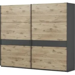 uno Schwebetürenschrank in Viking Oak hell Bilbao ¦ holzfarben ¦ Maße (cm): B: