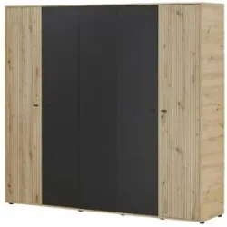 Höffner Kleiderschrank 5-türig  Calvas ¦ Maße (cm): B: 227,5 H: 210,5 T: 54.5