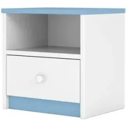 Höffner Nachtkommode  Babydream ¦ blau ¦ Maße (cm): B: 30,5 H: 40,5