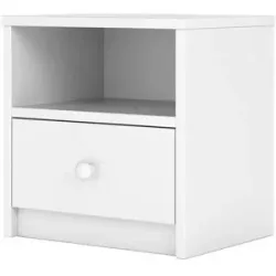 Höffner Nachtkommode  Babydream ¦ weiß ¦ Maße (cm): B: 30,5 H: 40,5