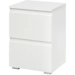 smart Nachtkommode  BEN ¦ weiß ¦ Maße (cm): B: 40 H: 55 T: 40.0
