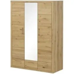 smart Kleiderschrank  Oslo ¦ holzfarben ¦ Maße (cm): B: 150 H: 209 T: 62.0