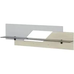 Höffner Wandboard  ZE+ ¦ grau ¦ Maße (cm): B: 140 H: 41 T: 21.0