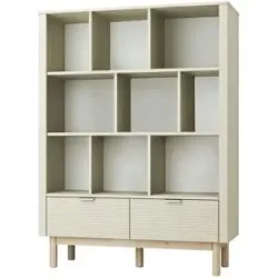 pinio Regal  Miloo ¦ beige ¦ Maße (cm): B: 120 H: 160 T: 42.0