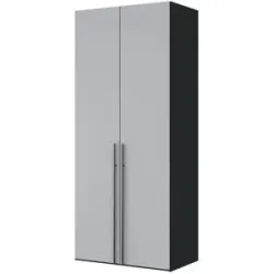 Dreamer eXpress Drehtürenschrank  Dreamer ¦ grau ¦ Maße (cm): B: 101,9 H: 236 T:
