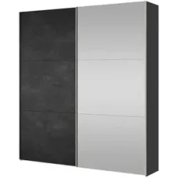 Dreamer eXpress Schwebetürenschrank  Dreamer ¦ schwarz ¦ Maße (cm): B: 202,5 H:
