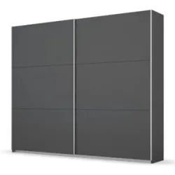 Höffner Schwebetürenschrank  Acton ¦ grau ¦ Maße (cm): B: 218 H: 59