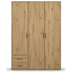 Höffner Drehtürenschrank  Yarm ¦ braun ¦ Maße (cm): B: 140 H: 194
