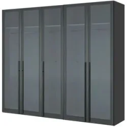 Dreamer eXpress Drehtürenschrank  Dreamer ¦ schwarz ¦ Maße (cm): B: 252,8 H: 220