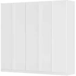 Höffner Drehtürenschrank  Monostar ¦ weiß ¦ Maße (cm): B: 226 H: 210 T: 54.0
