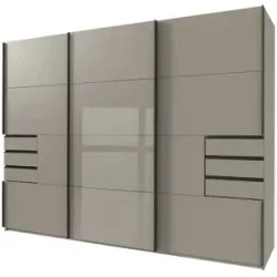 Höffner Schwebetürenschrank  Shawbury ¦ beige ¦ Maße (cm): B: 270 H: 210 T: 64.0