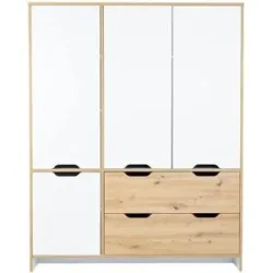 Höffner Drehtürenschrank Maxim  Maxim ¦ mehrfarbig ¦ Maße (cm): B: 150 H: 189
