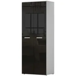 Höffner Drehtürenschrank  Franco ¦ schwarz ¦ Maße (cm): B: 80 H: 199