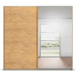 Höffner Schwebetürenschrank mit Spiegel Malva Extra ¦ verspiegelt ¦ Maße (cm): B: 226 H: