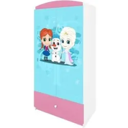 Höffner Kleiderschrank  Snow Princesses ¦ rosa/pink ¦ Maße (cm): B: 52 H: 181,2