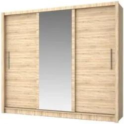 Höffner Schiebetürenschrank  Baku ¦ holzfarben ¦ Maße (cm): B: 248 H: 215 T: 62.0