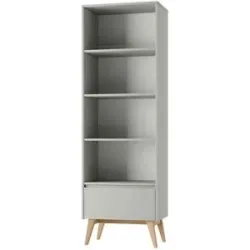 pinio Regal  Swing ¦ grau ¦ Maße (cm): B: 65 H: 199,5 T: 42.5