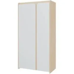 Höffner Kleiderschrank  Holly ¦ weiß ¦ Maße (cm): B: 104,4 H: 204 T: 52.9