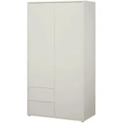 Höffner Kleiderschrank  Bolognano ¦ beige ¦ Maße (cm): B: 114,5 H: 214,3 T: 60.0