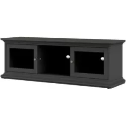 Höffner Lowboard  Chester ¦ schwarz ¦ Maße (cm): B: 149,4 H: 50,7 T: 41.6