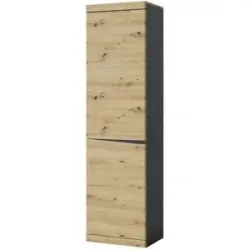Höffner Stauraumelement  Turino Neo ¦ holzfarben ¦ Maße (cm): B: 54 H: 196,6 T: 39.6