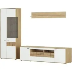 Jette Home Wohnkombination  Laguna ¦ weiß ¦ Maße (cm): B: 277 H: 207 T: 51.0