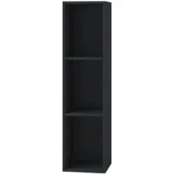 Höffner Regal  Platto ¦ schwarz ¦ Maße (cm): B: 34 H: 107 T: 29.0