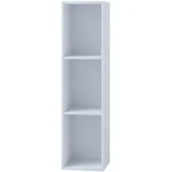 Höffner Regal  Platto ¦ weiß ¦ Maße (cm): B: 34 H: 107 T: 29.0