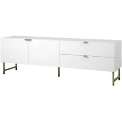 Höffner Lowboard Softclose Bretagne ¦ Maße (cm): B: 179 H: 60,5 T: 40.5