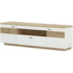 uno Lowboard  Frenso ¦ weiß ¦ Maße (cm): B: 190 H: 59 T: 47.0