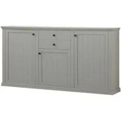 SCHÖNER WOHNEN Kollektion Highboard  Village ¦ grau ¦ Maße (cm): B: 234 H: 116