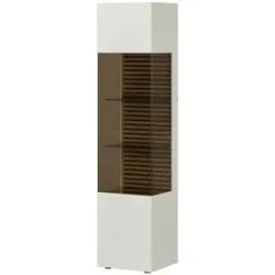 SCHÖNER WOHNEN Kollektion Vitrine  Yonna ¦ weiß ¦ Maße (cm): B: 48 H: 205 T: