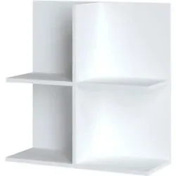 Höffner Wandregal  Turino Neo ¦ weiß ¦ Maße (cm): B: 60 H: 62 T: 24.0