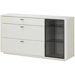 uno Sideboard  Montreal ¦ weiß ¦ Maße (cm): B: 165 H: 88 T: 44.0