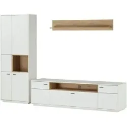 Jette Home Wohnkombination  Coruna ¦ weiß ¦ Maße (cm): B: 288 H: 208 T: 50.0