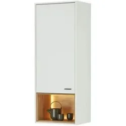 Jette Home Hängeschrank  Coruna ¦ weiß ¦ Maße (cm): B: 53 H: 137 T: 38.0