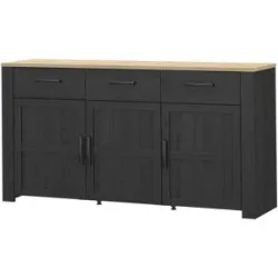 Höffner Sideboard  Toneo ¦ weiß ¦ Maße (cm): B: 166 H: 87 T: 42.0