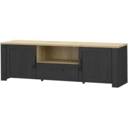 Höffner Lowboard  Toneo ¦ weiß ¦ Maße (cm): B: 166 H: 52 T: 42.0