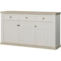 Höffner Sideboard  Countryside ¦ weiß ¦ Maße (cm): B: 169,2 H: 95,3 T: 43.5