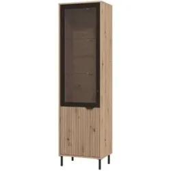 Höffner Vitrine  Mayenne ¦ Maße (cm): B: 54,5 H: 195 T: 40.0